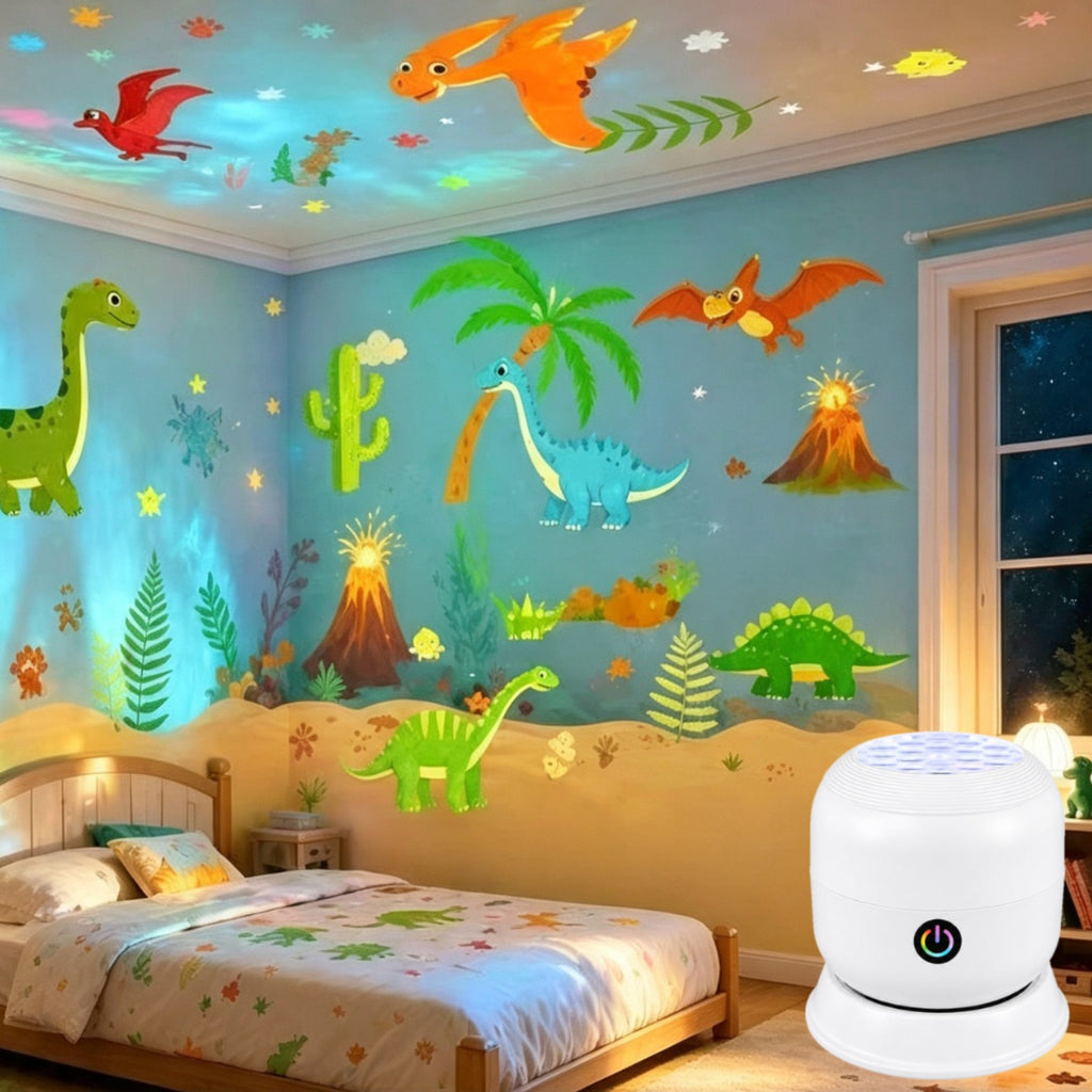 Rotating LED Projection Lamp