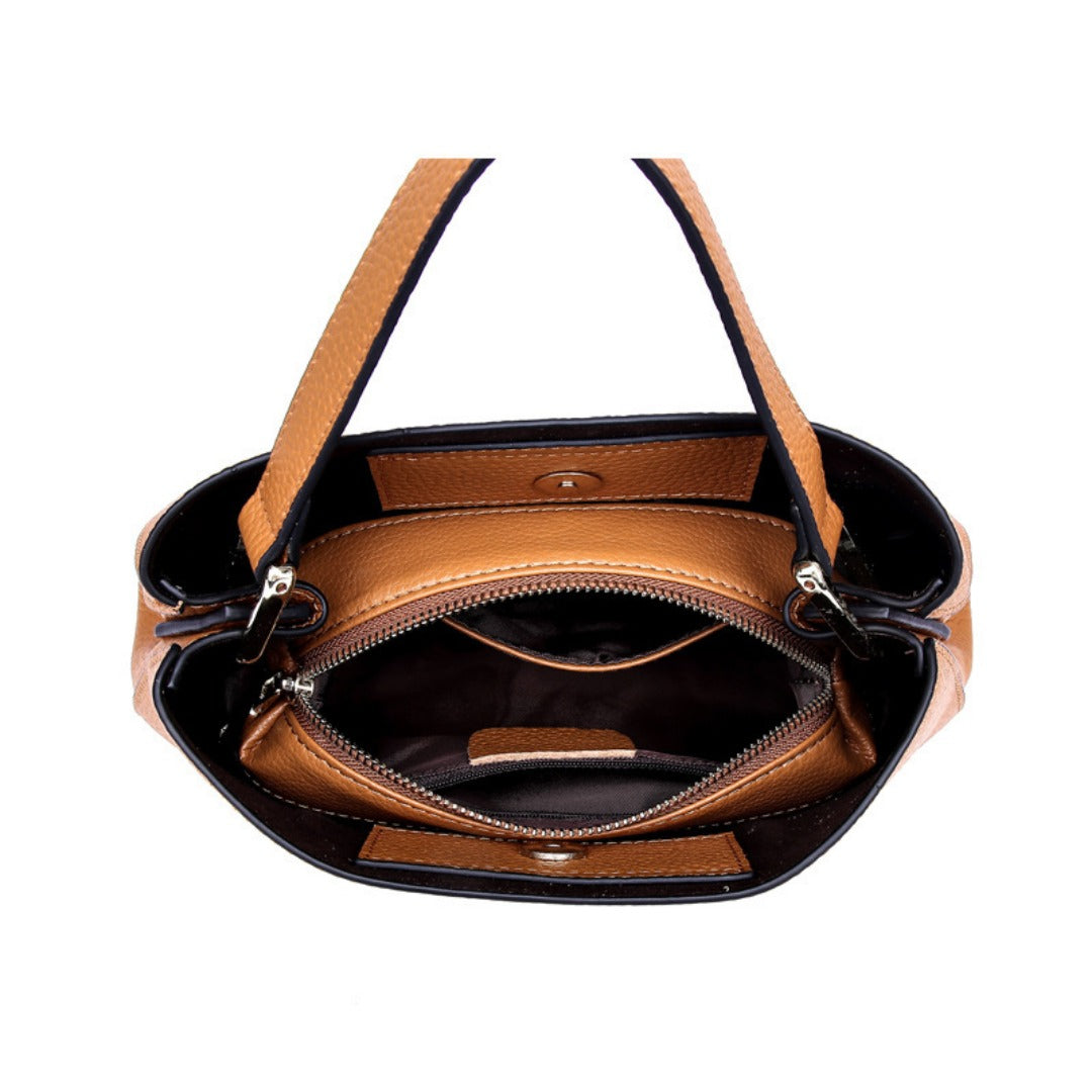 The Genuine Leather Tote & Crossbody Bag