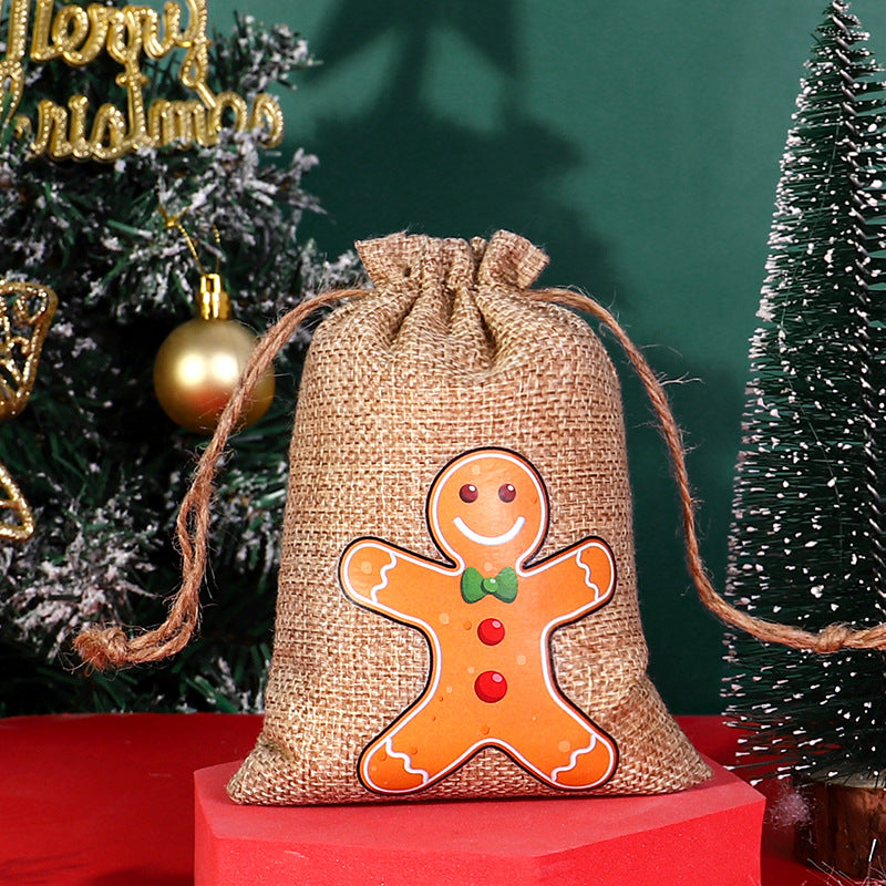 Christmas Drawstring Gift Bag
