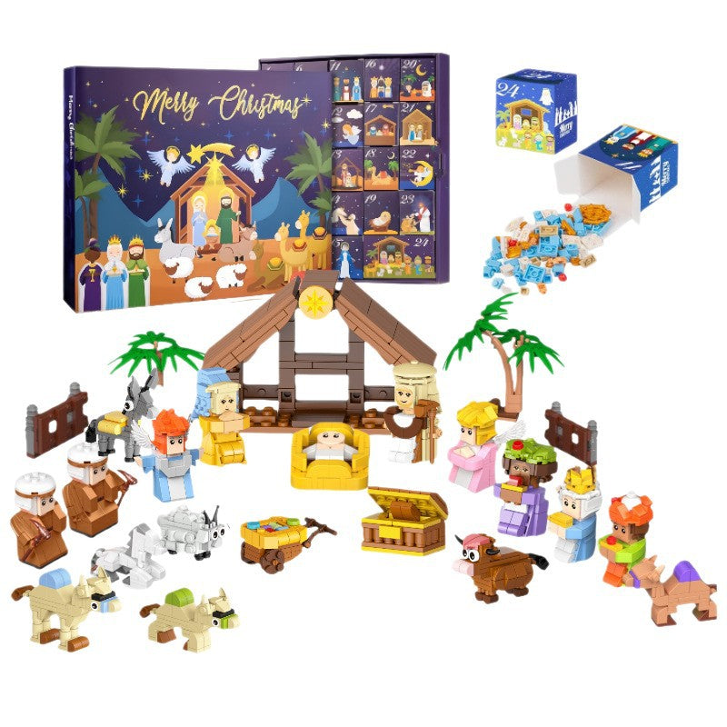 Christmas Countdown Building Block Surprise Set