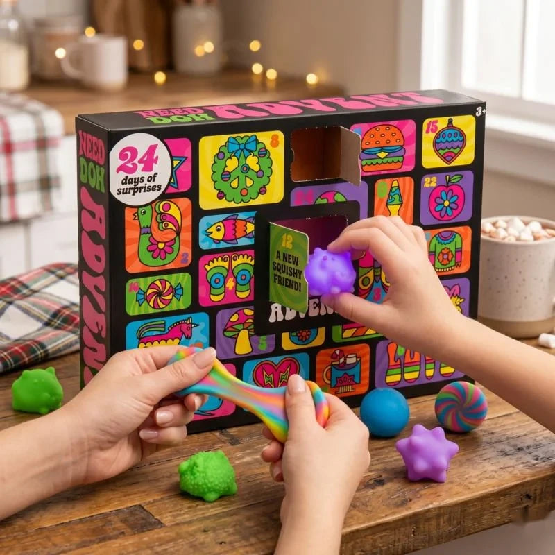 Kids Holiday Advent Calendar Squishy Toy