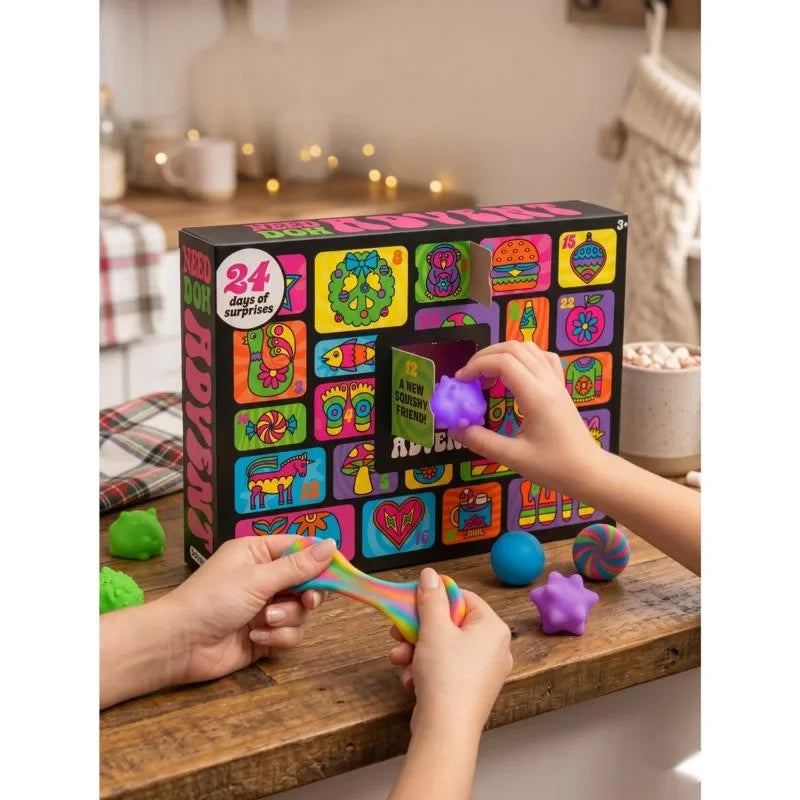 Kids Holiday Advent Calendar Squishy Toy