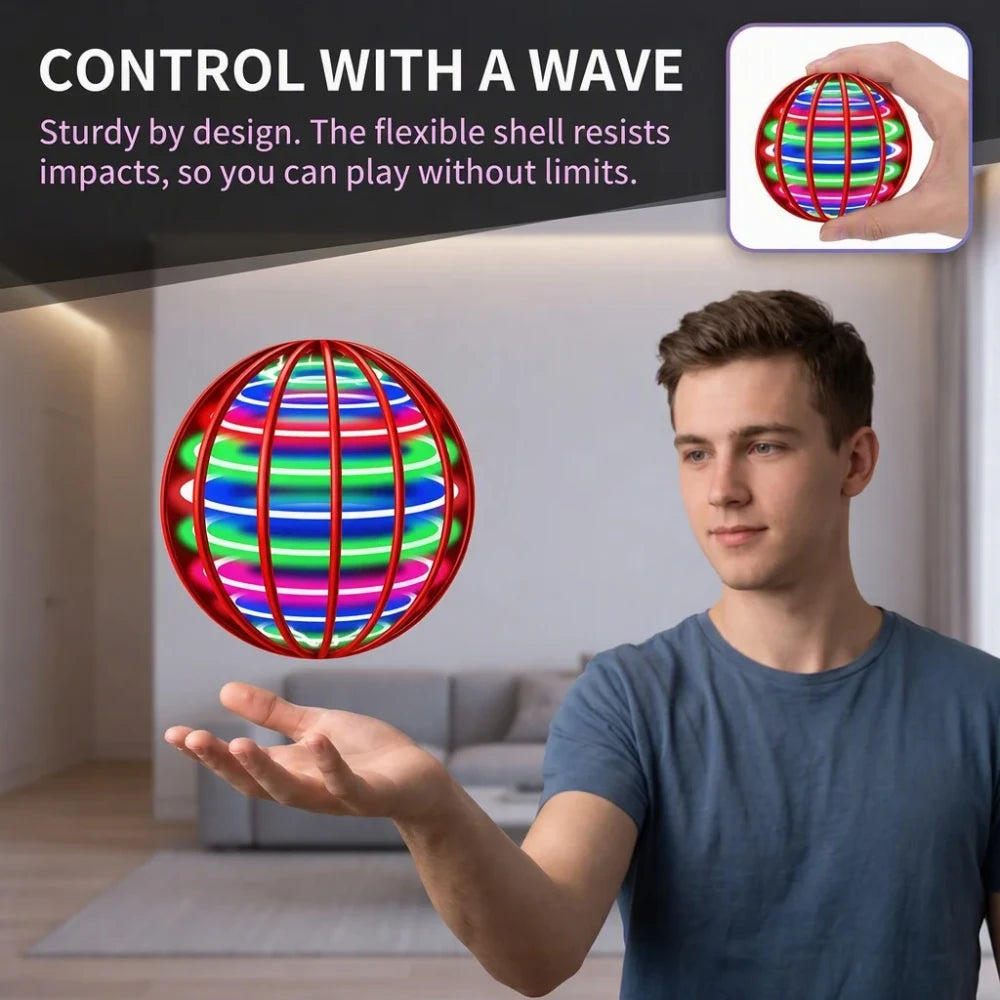 Hand Controlled Flying Ball Toy