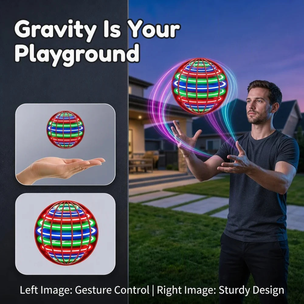 Hand Controlled Flying Ball Toy