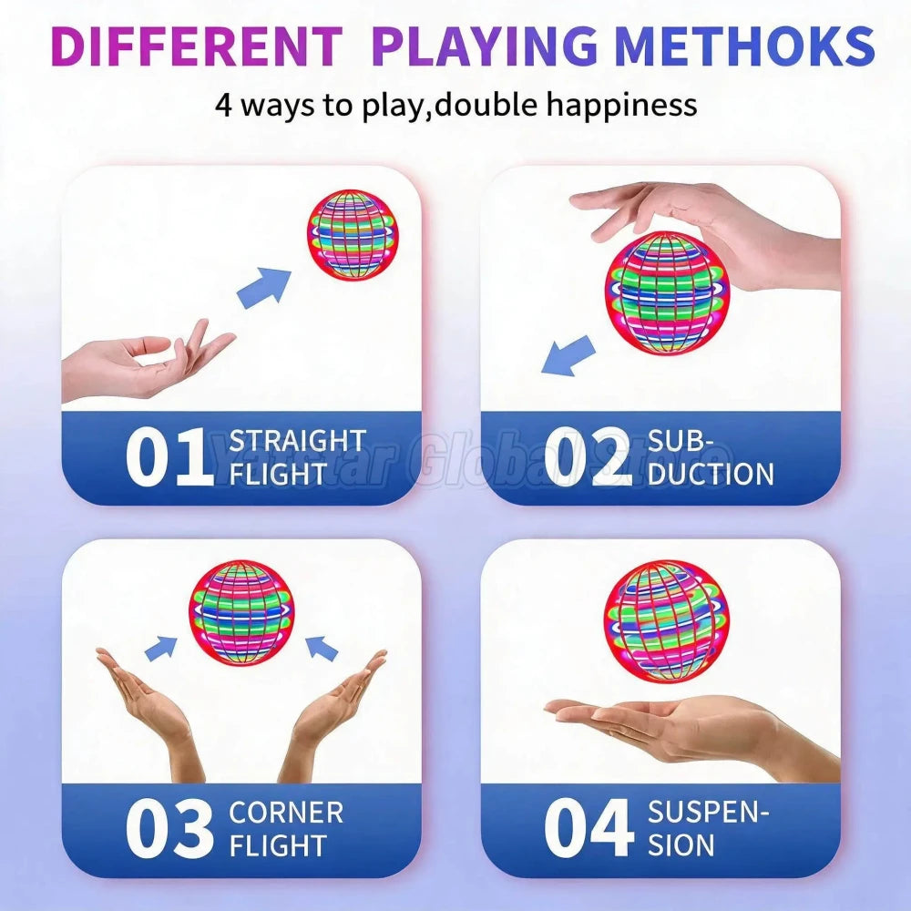 Hand Controlled Flying Ball Toy