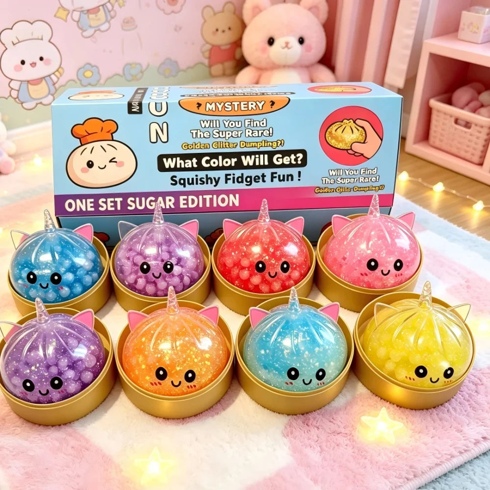 The Rainbow Unicorn Dumpling Fidget Toy