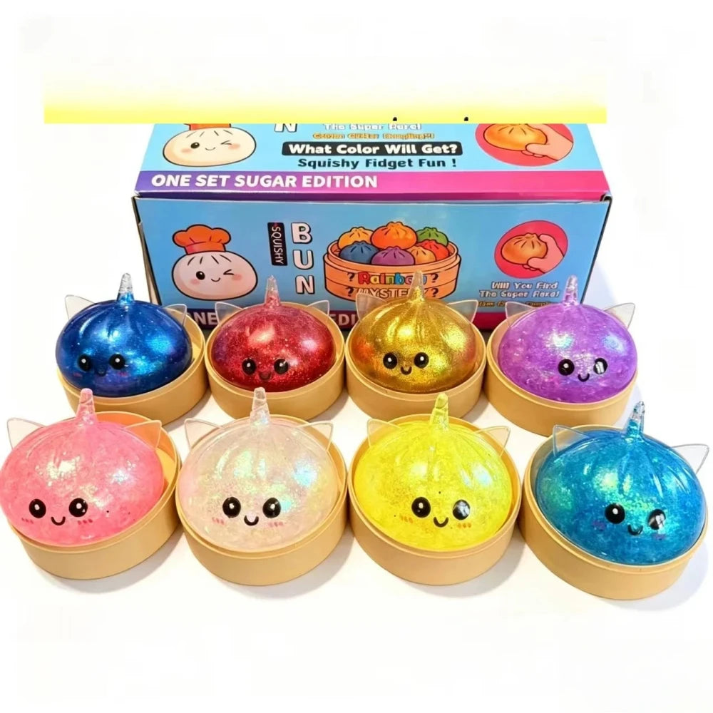 The Rainbow Unicorn Dumpling Fidget Toy