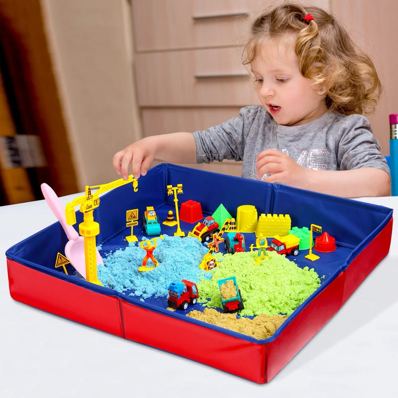 Kids’ Construction Sensory Sand Play Kit