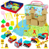 Kids’ Construction Sensory Sand Play Kit