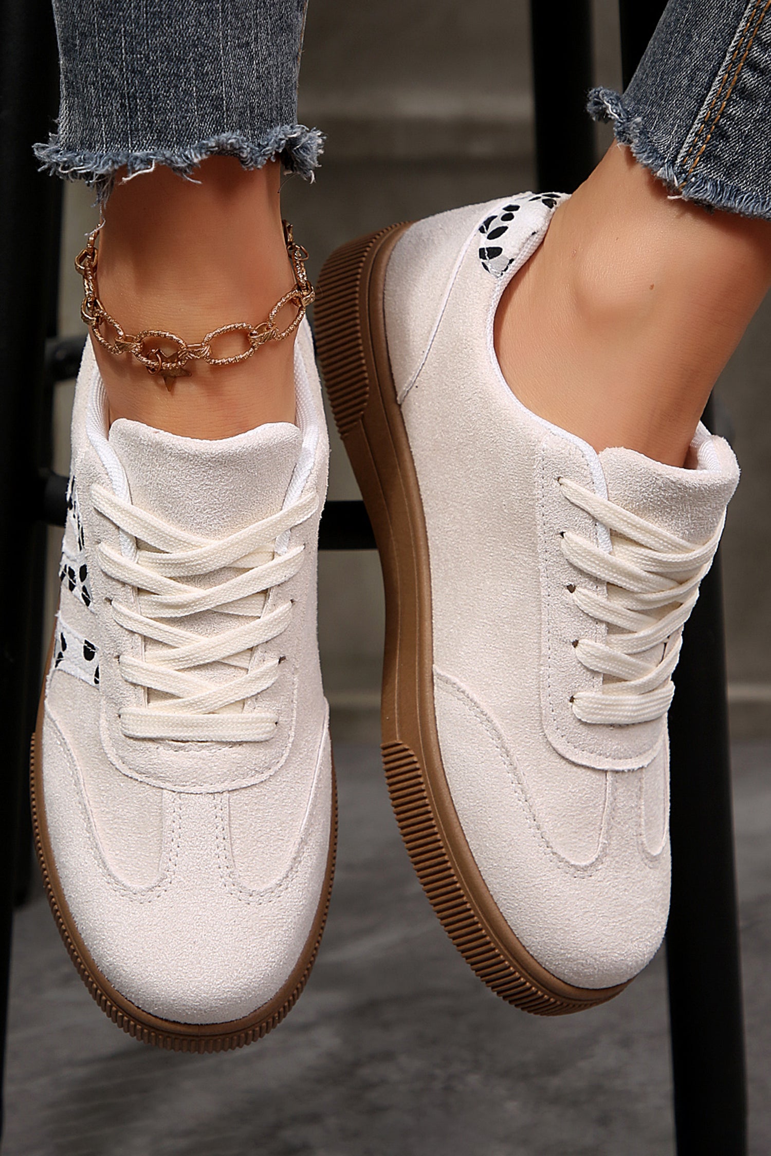 The Kensington Leopard Patchwork Sneaker