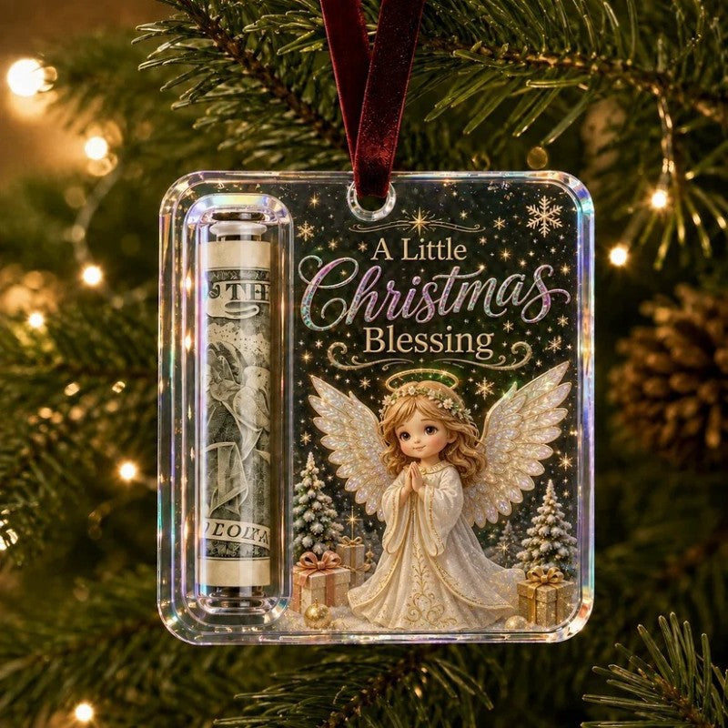 Christmas Acrylic Gift Holder Ornament