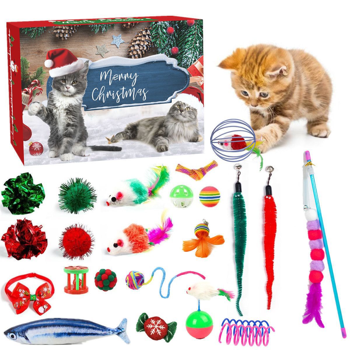 Christmas Pet Toy Surprise Box