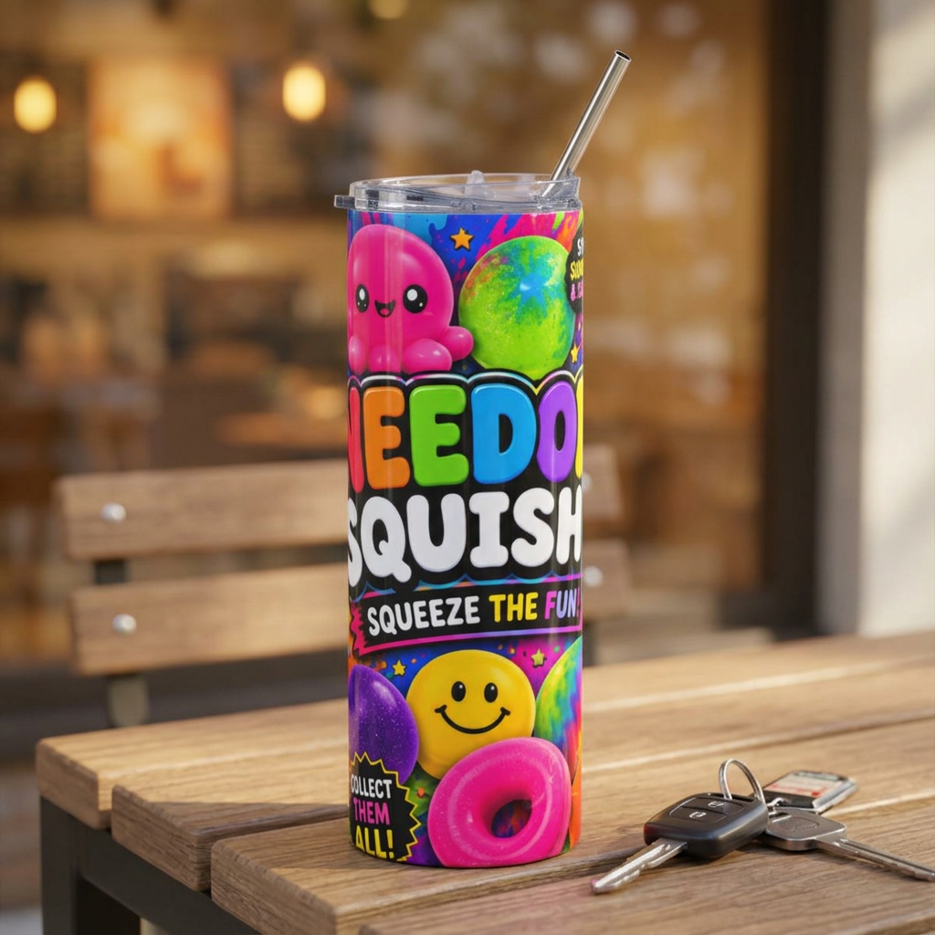 Needoh Squishy Toys Stainless Steel Tumbler | 20oz