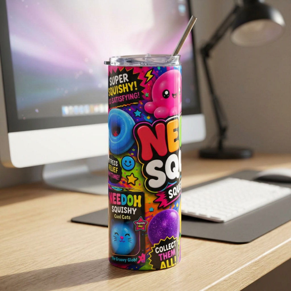 Needoh Squishy Toys Stainless Steel Tumbler | 20oz