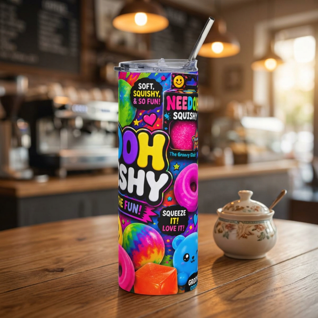 Needoh Squishy Toys Stainless Steel Tumbler | 20oz