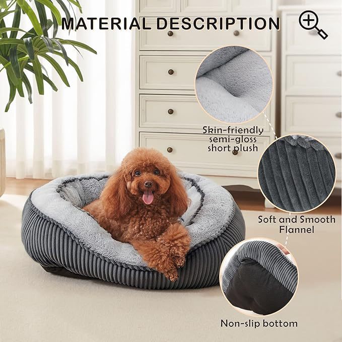 Everyday Washable Pet Bed in Gray