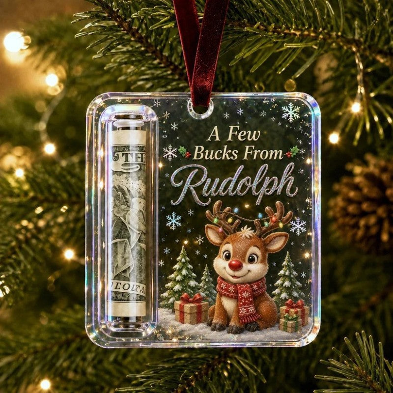 Christmas Acrylic Gift Holder Ornament
