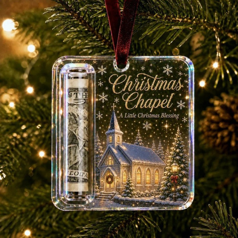 Christmas Acrylic Gift Holder Ornament