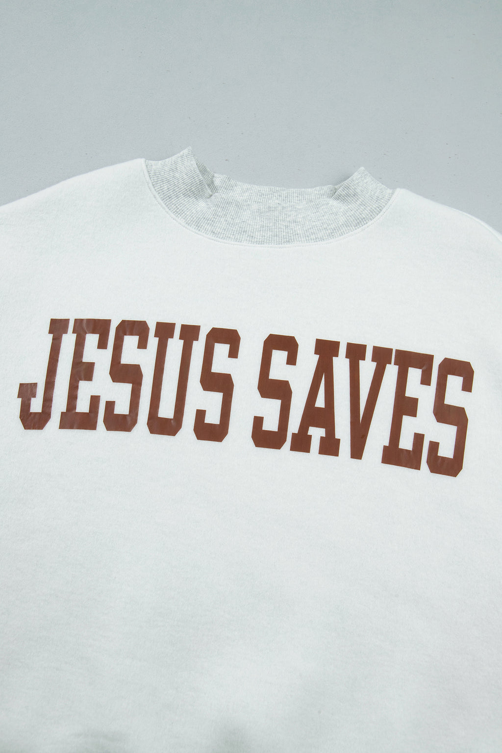 The Faith Print Reversible Pullover