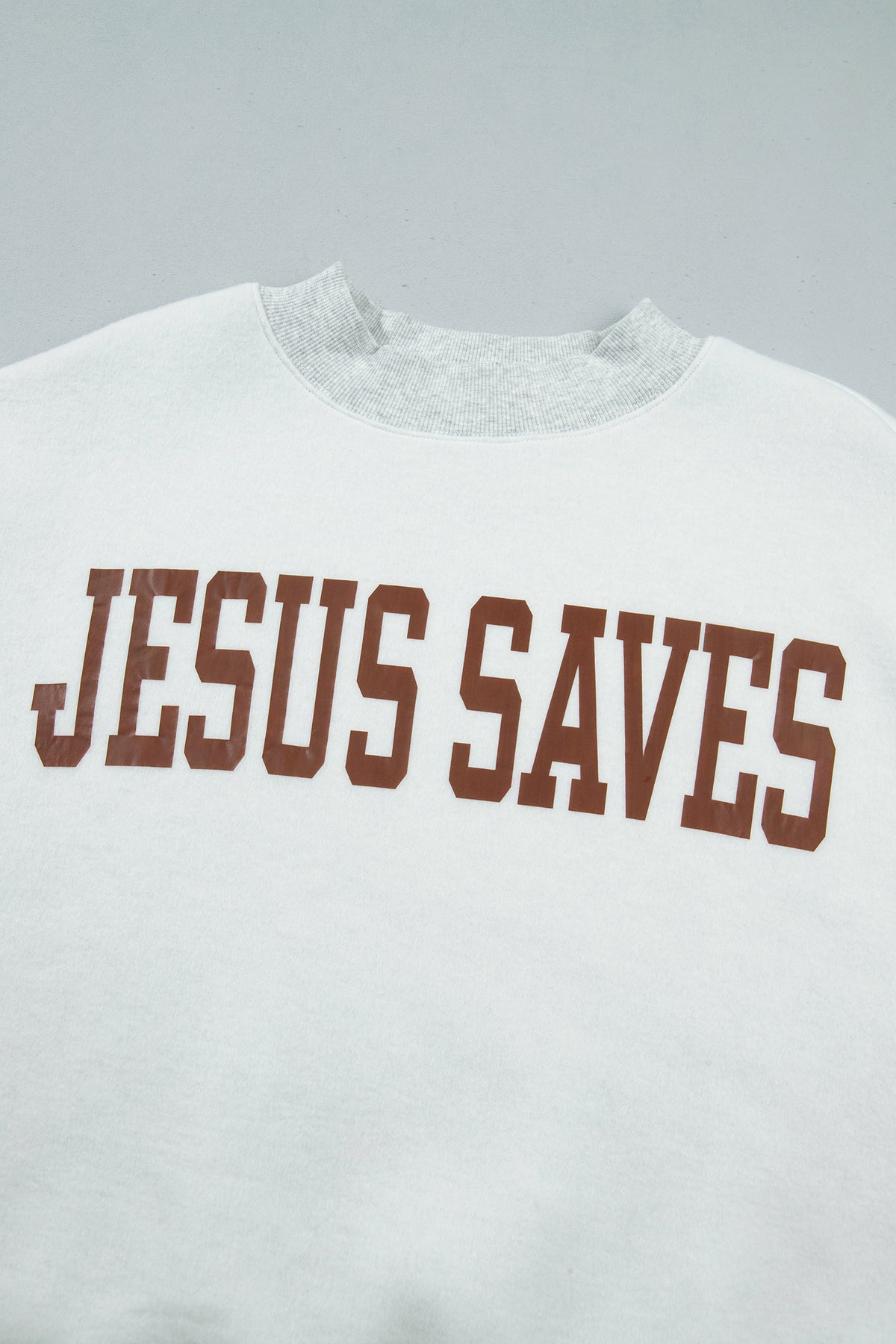 The Faith Print Reversible Pullover