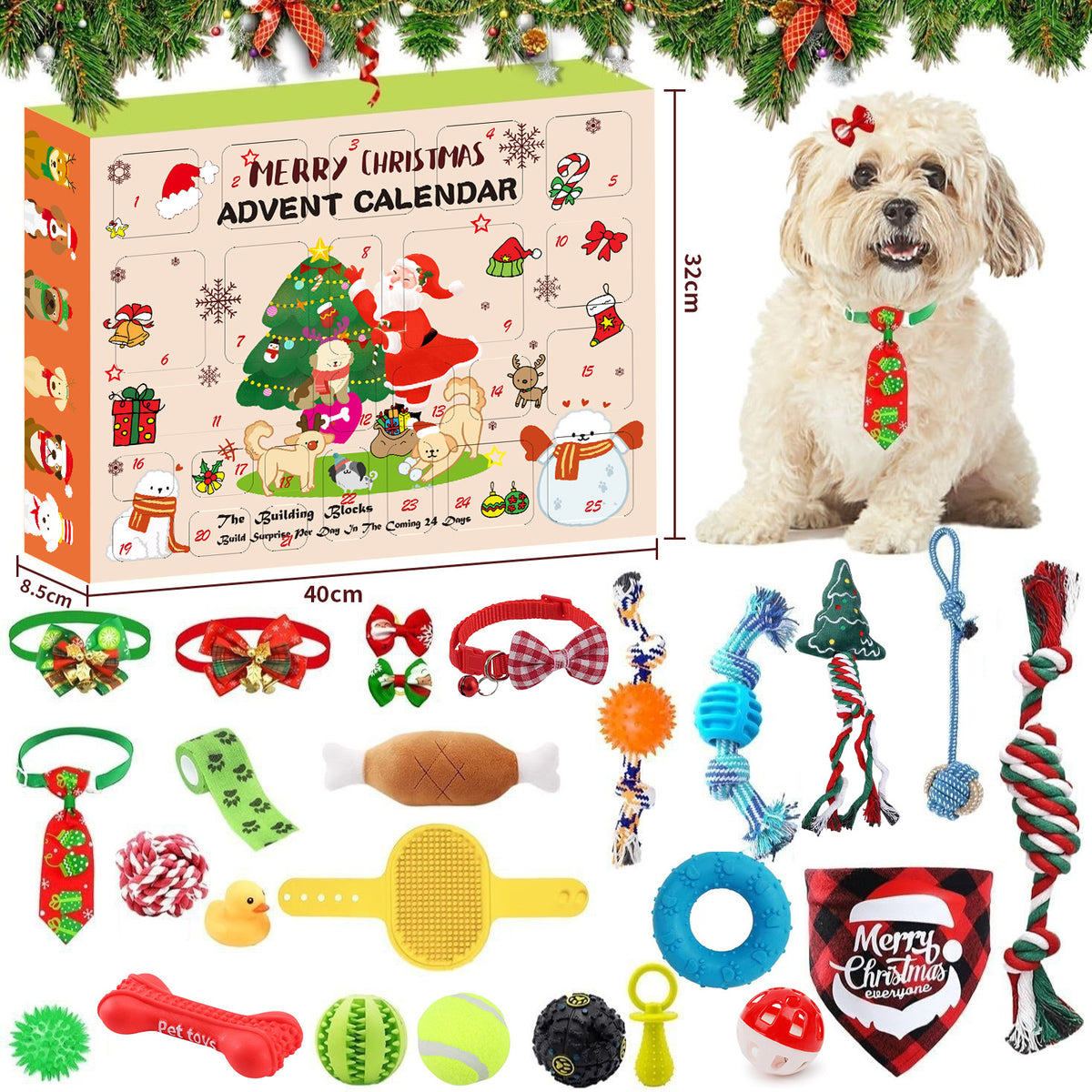 Christmas Pet Toy Surprise Box