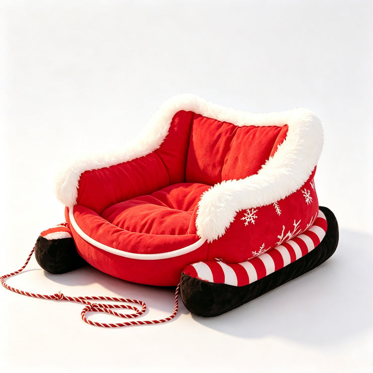 Christmas Sleigh Pet Bed