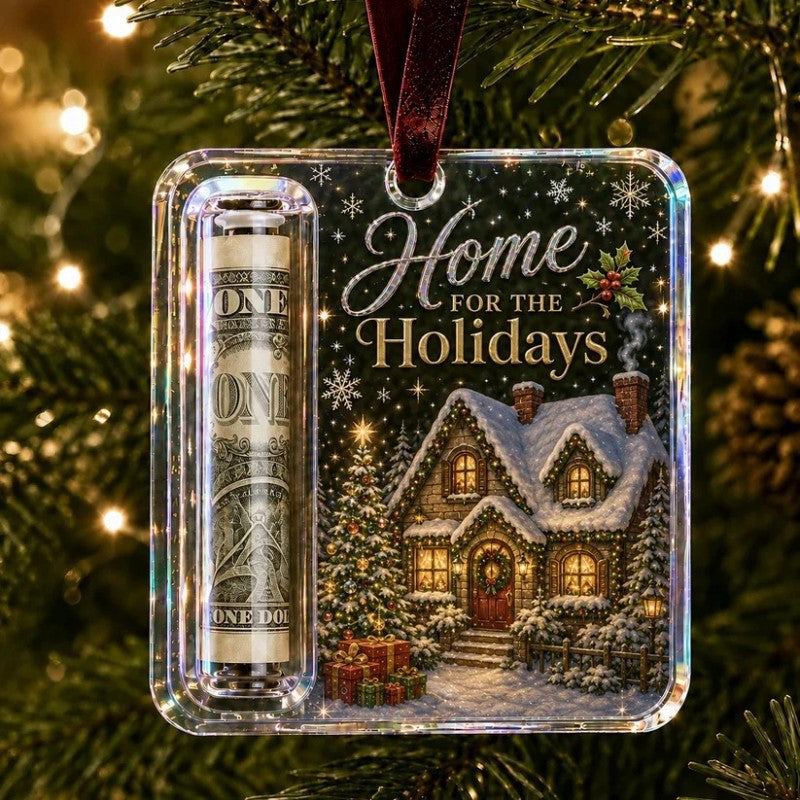 Christmas Acrylic Gift Holder Ornament