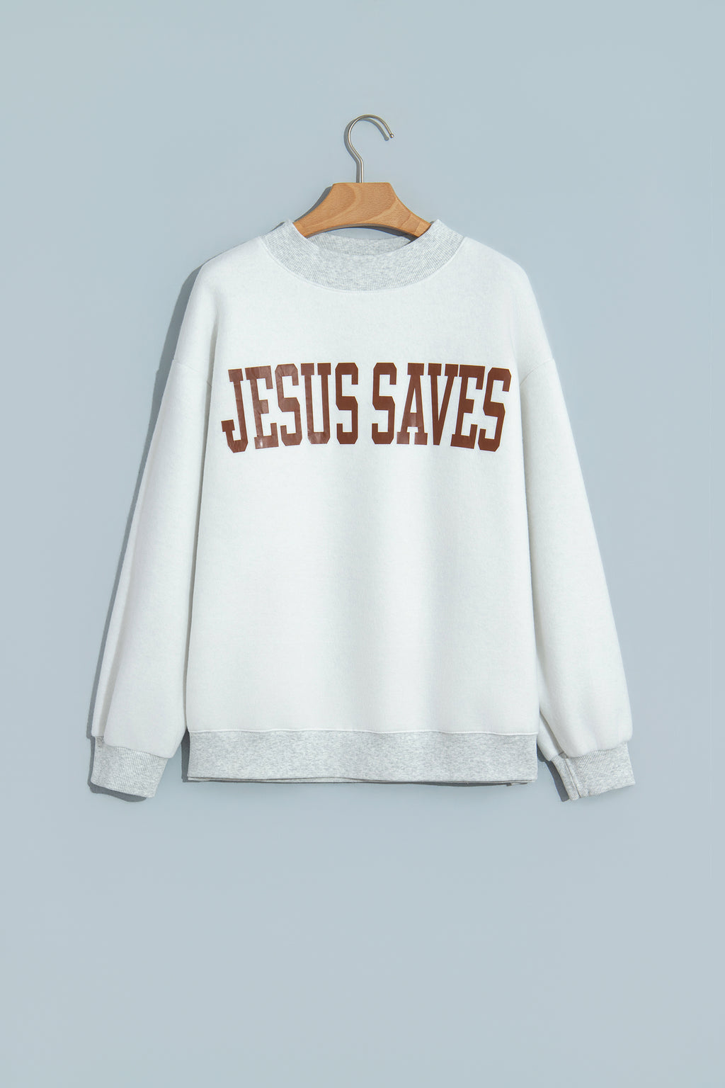The Faith Print Reversible Pullover