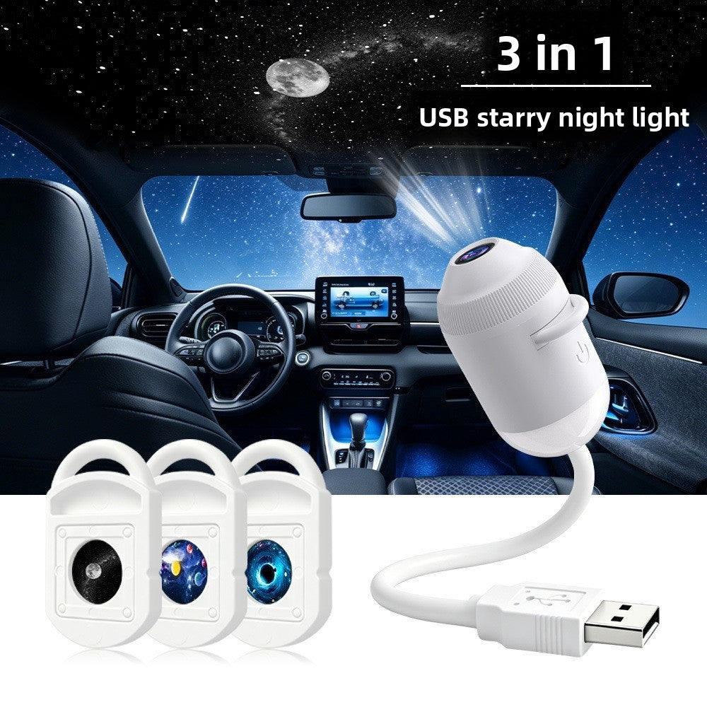 USB Galaxy Projector & Night Light