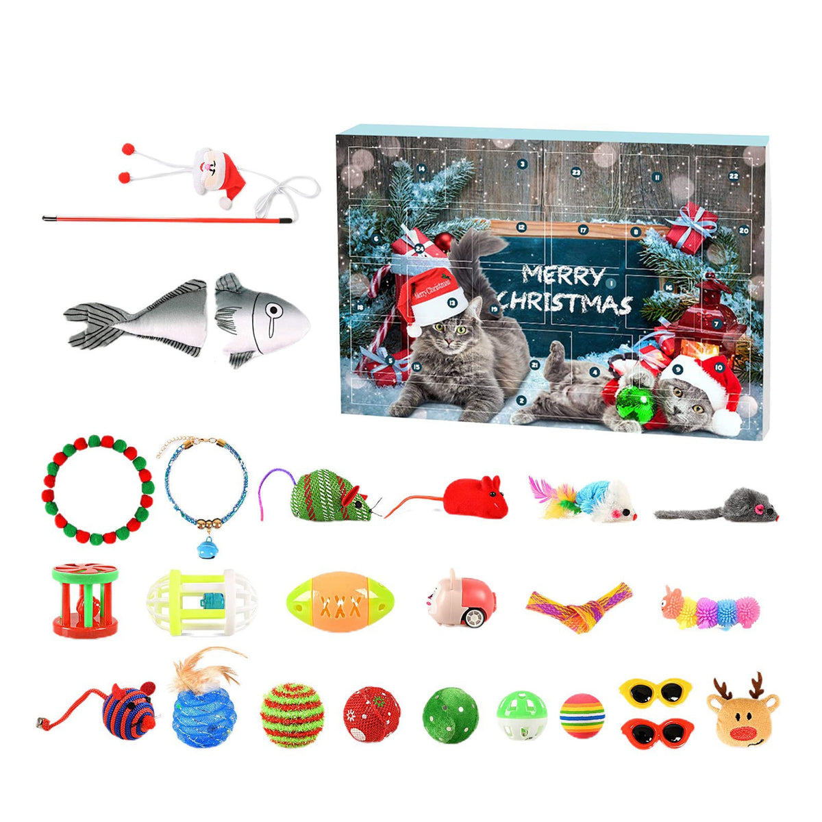 Christmas Pet Toy Surprise Box