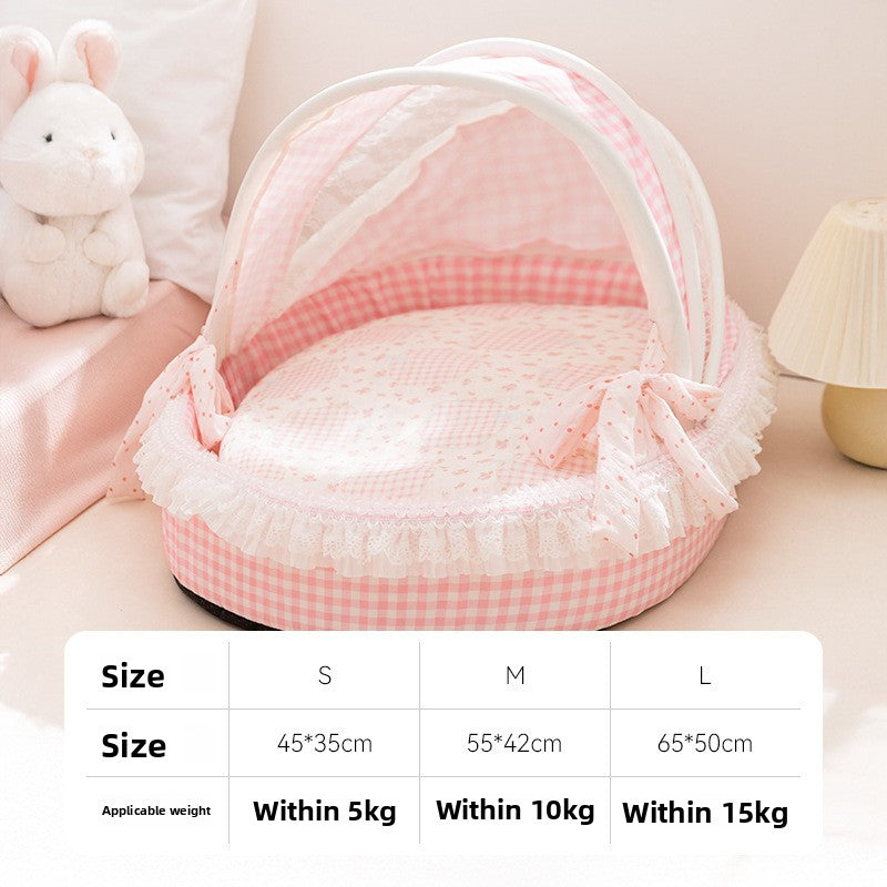 Princess Washable Pet Bed