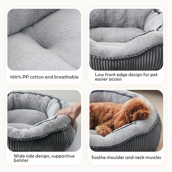 Everyday Washable Pet Bed in Gray