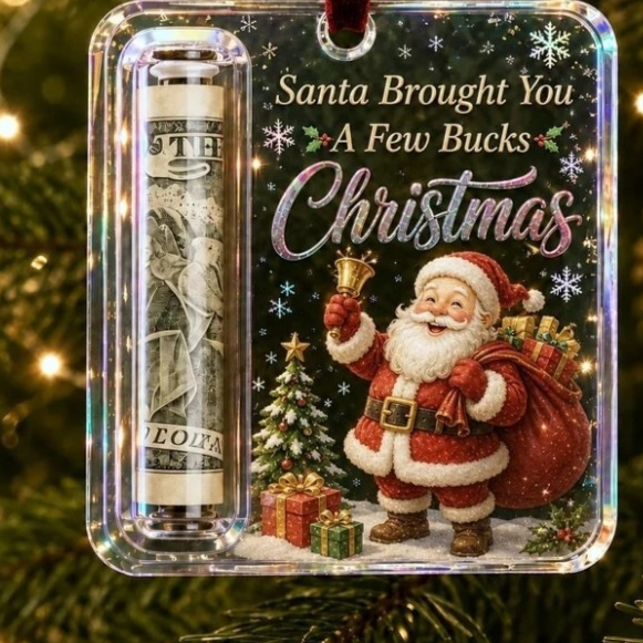 Christmas Acrylic Gift Holder Ornament
