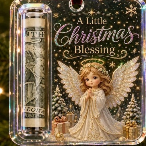 Christmas Acrylic Gift Holder Ornament