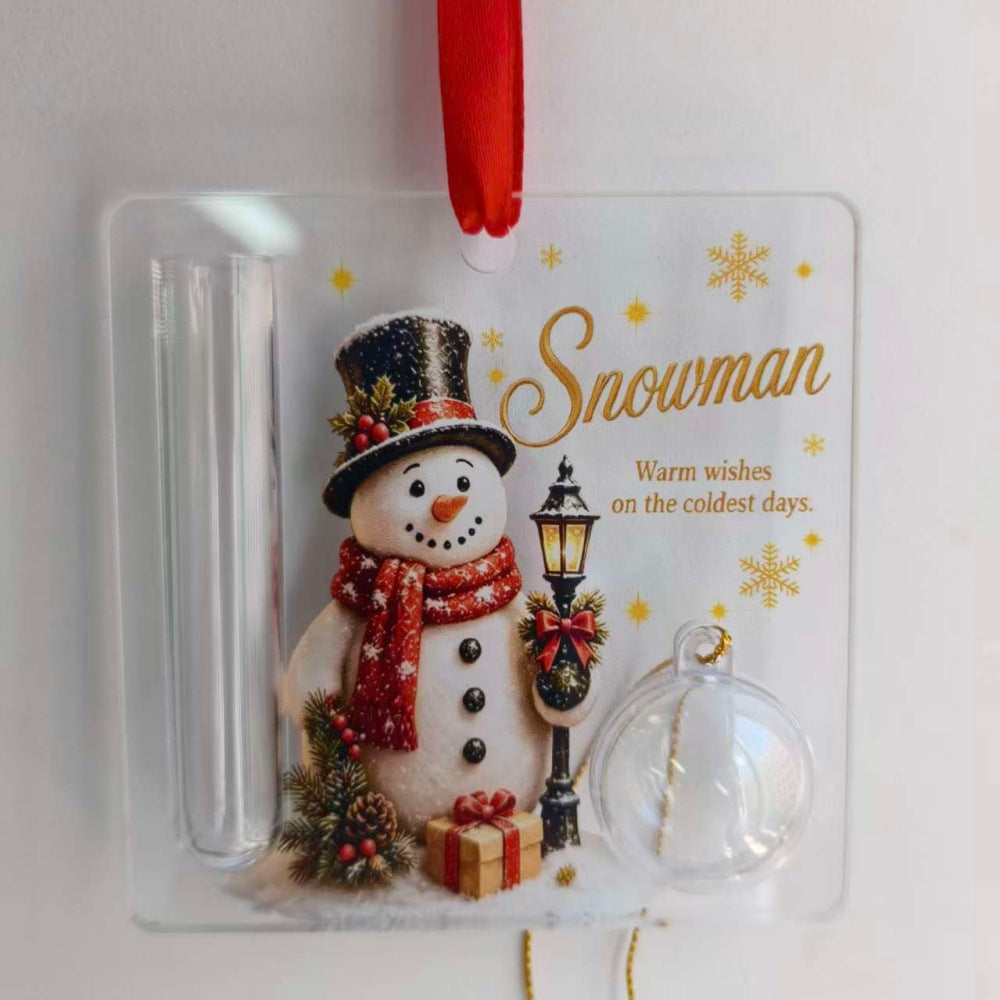 Christmas Acrylic Gift Holder Ornament