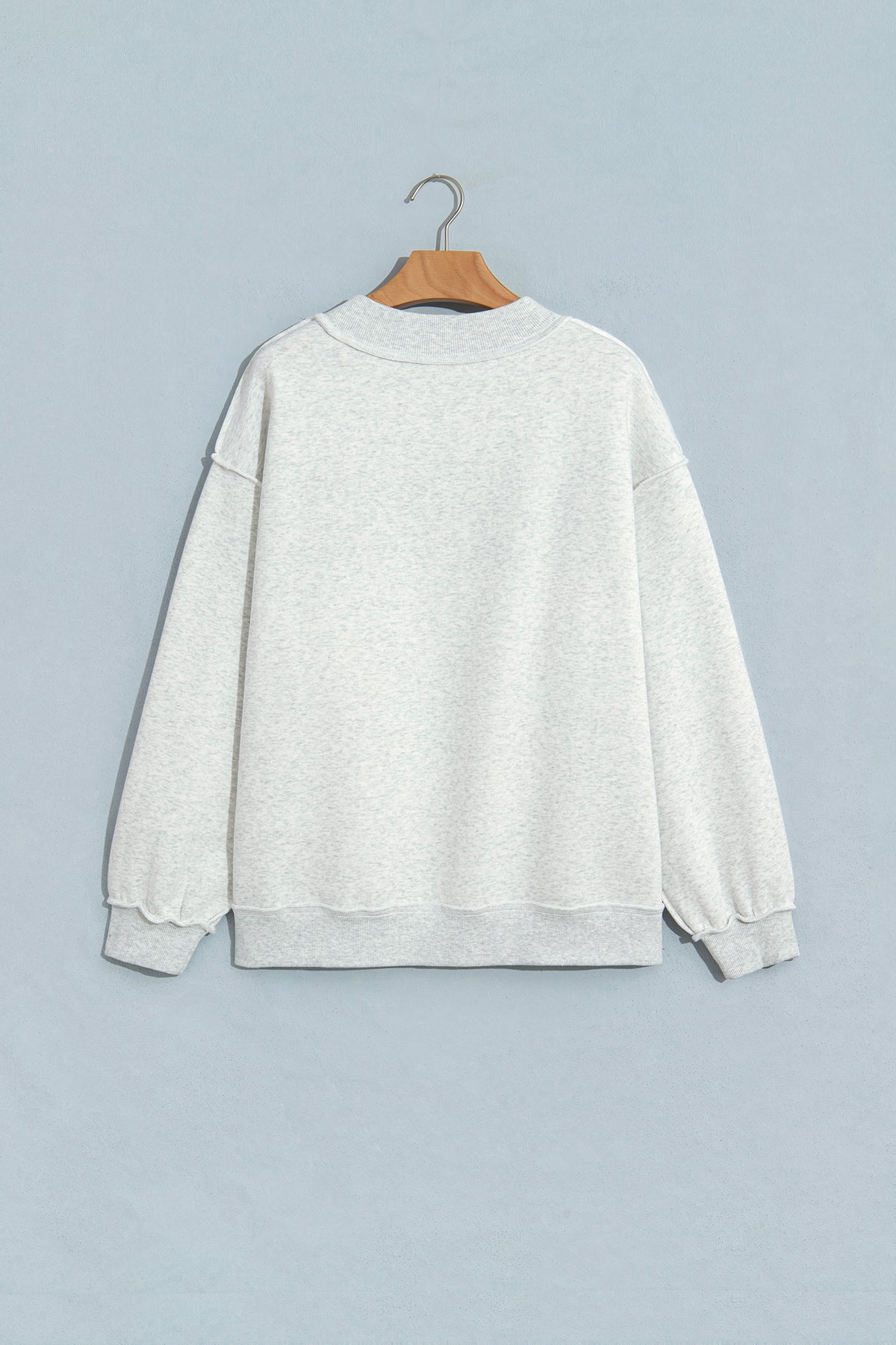 The Faith Print Reversible Pullover