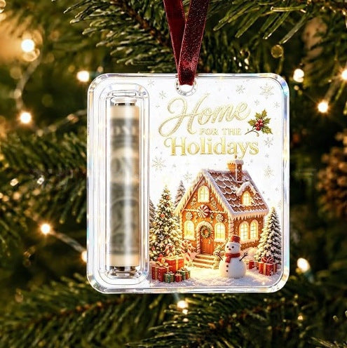 Christmas Acrylic Gift Holder Ornament