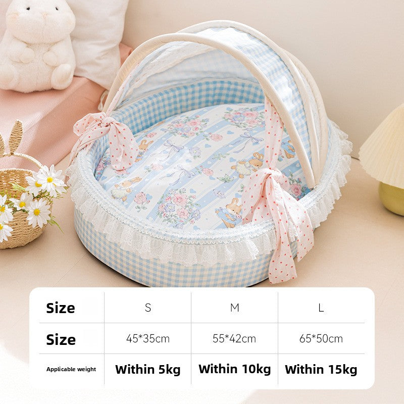 Princess Washable Pet Bed