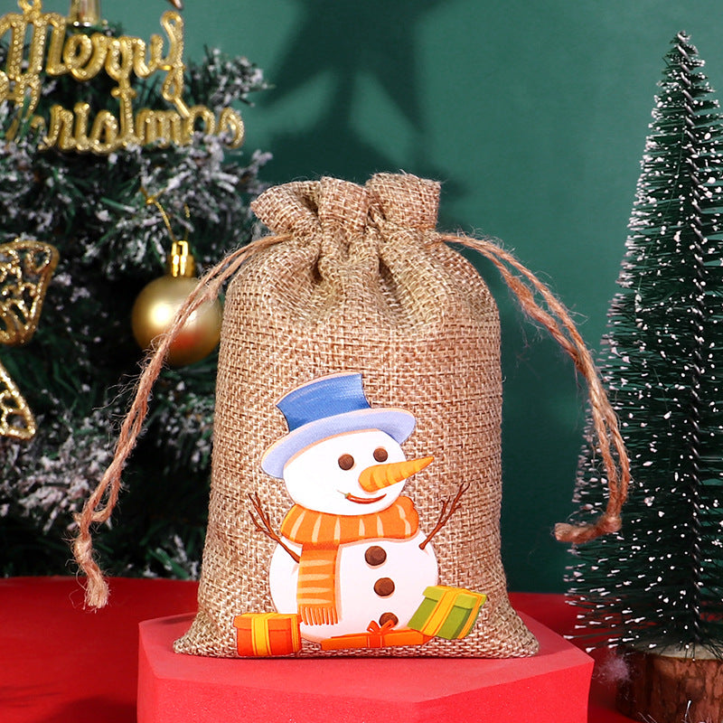 Christmas Drawstring Gift Bag