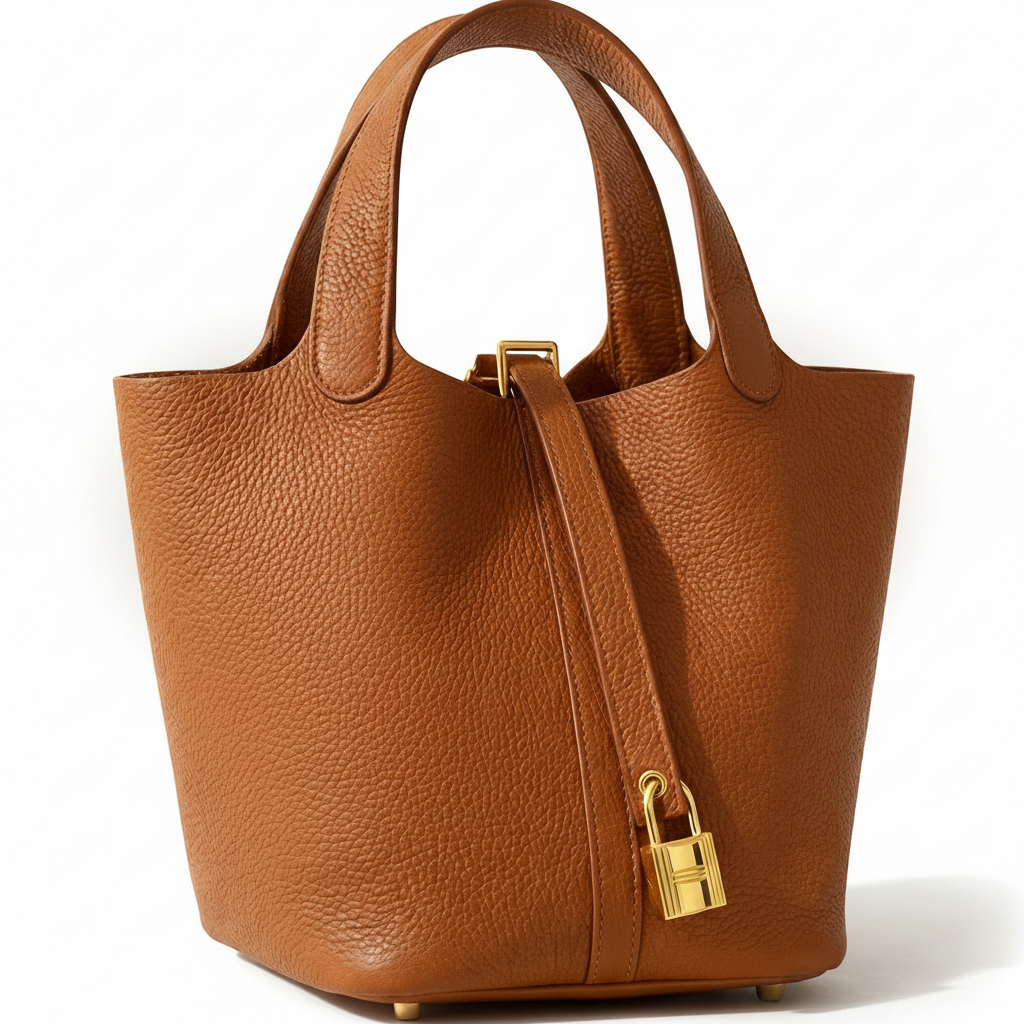 The Mini Lock Bucket Bag with Drawstring Pouch