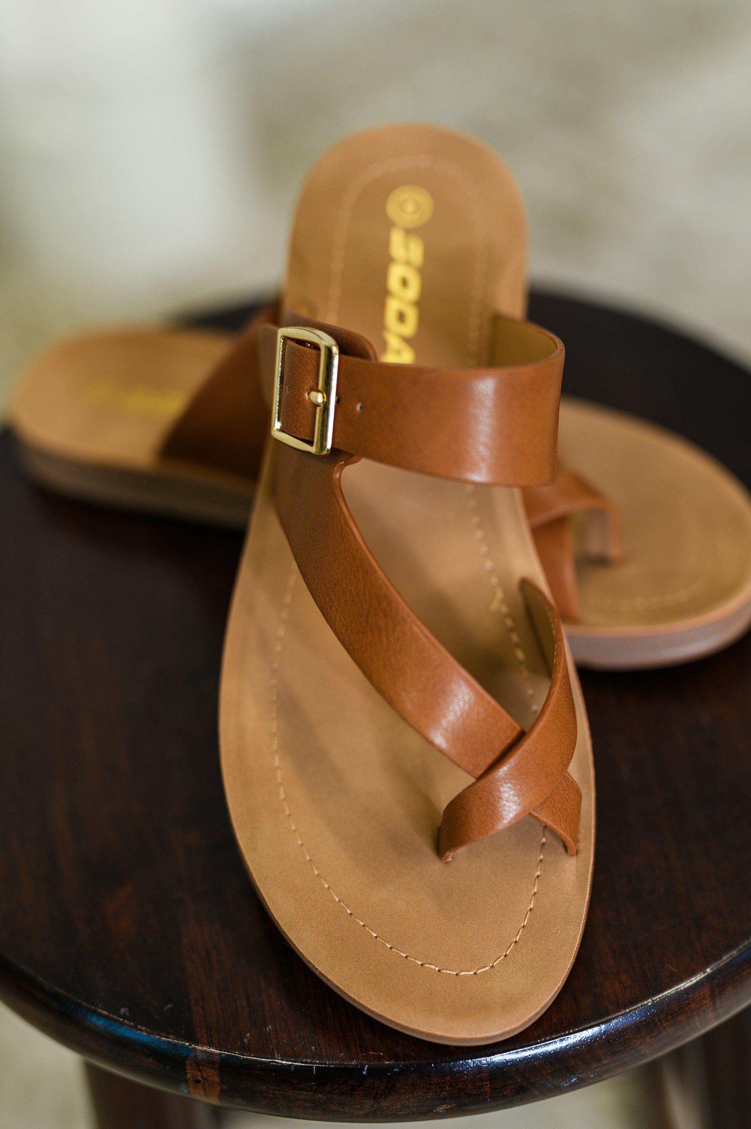 The Canyon Walk Slip-On Sandal in Storm Tan