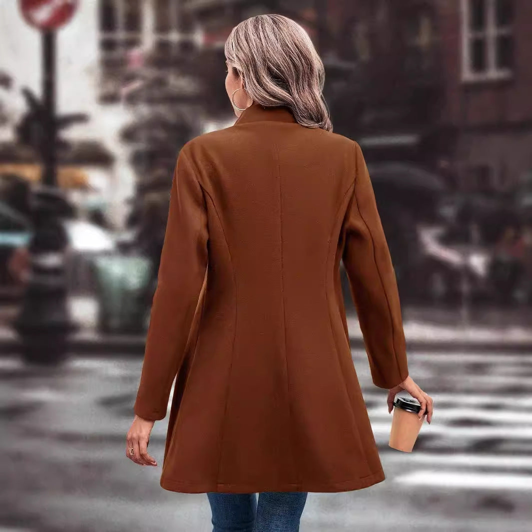 The Avenue Longline Wool-Blend Coat