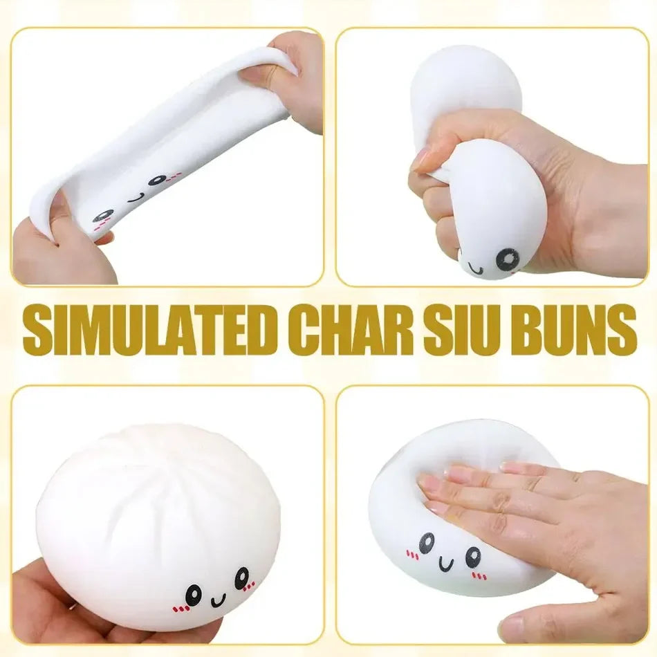 Glitter Dumpling Squishy Fidget Toy