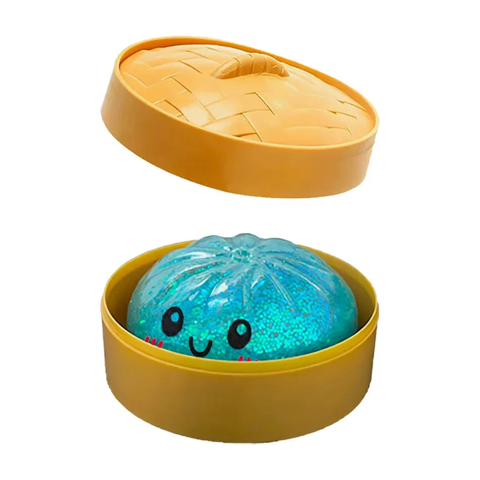 Glitter Dumpling Squishy Fidget Toy