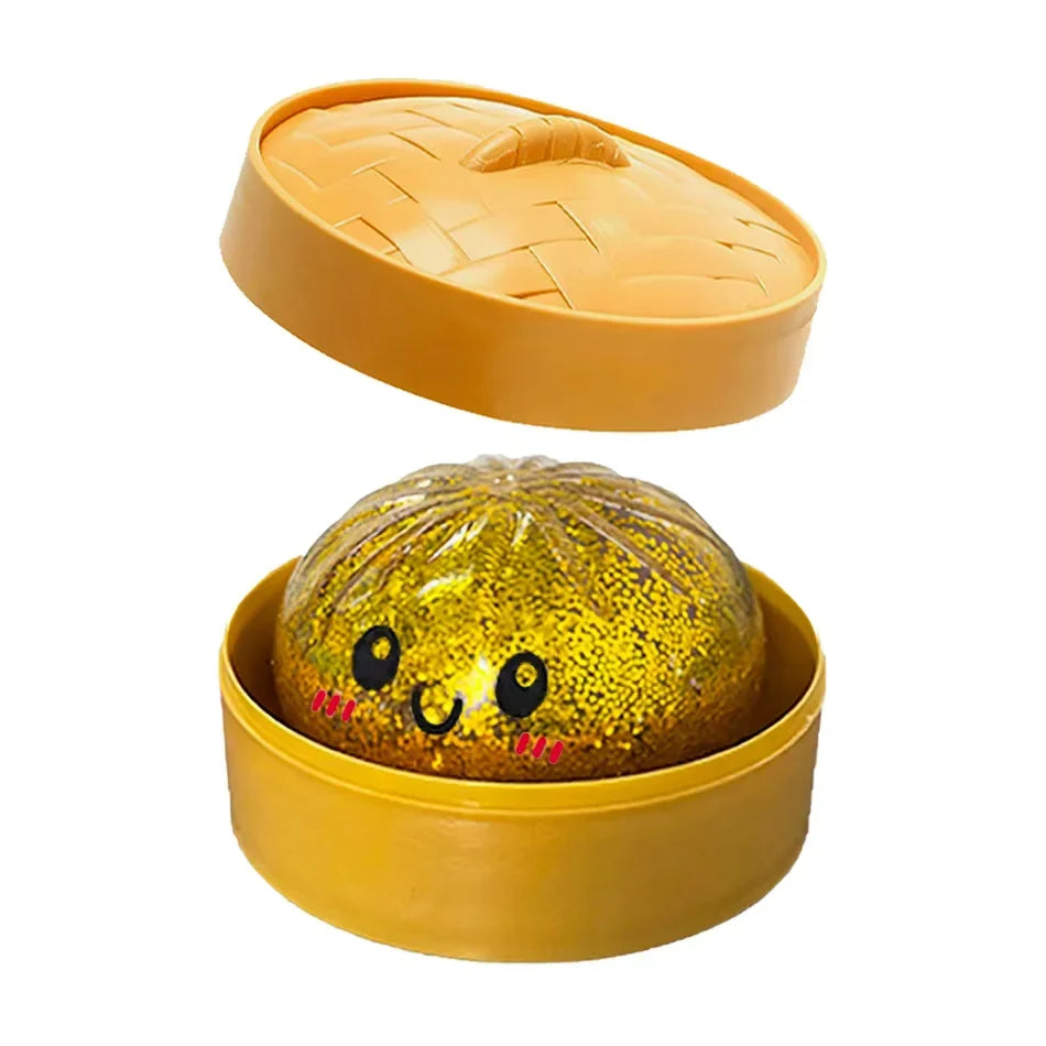 Glitter Dumpling Squishy Fidget Toy