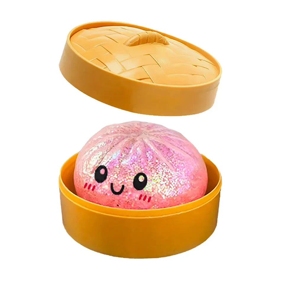 Glitter Dumpling Squishy Fidget Toy