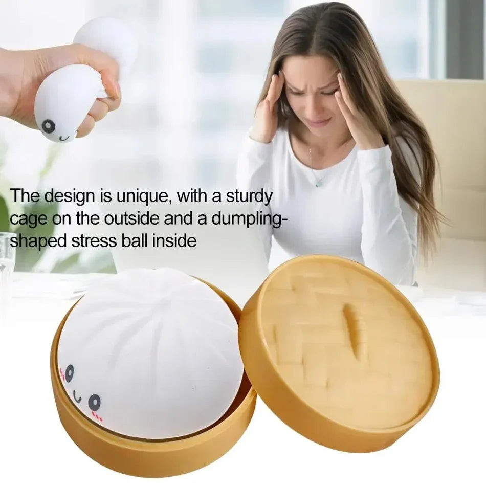 Glitter Dumpling Squishy Fidget Toy