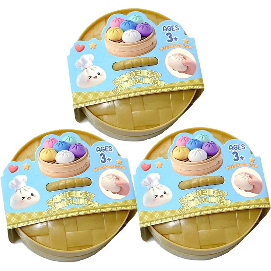 Glitter Dumpling Squishy Fidget Toy