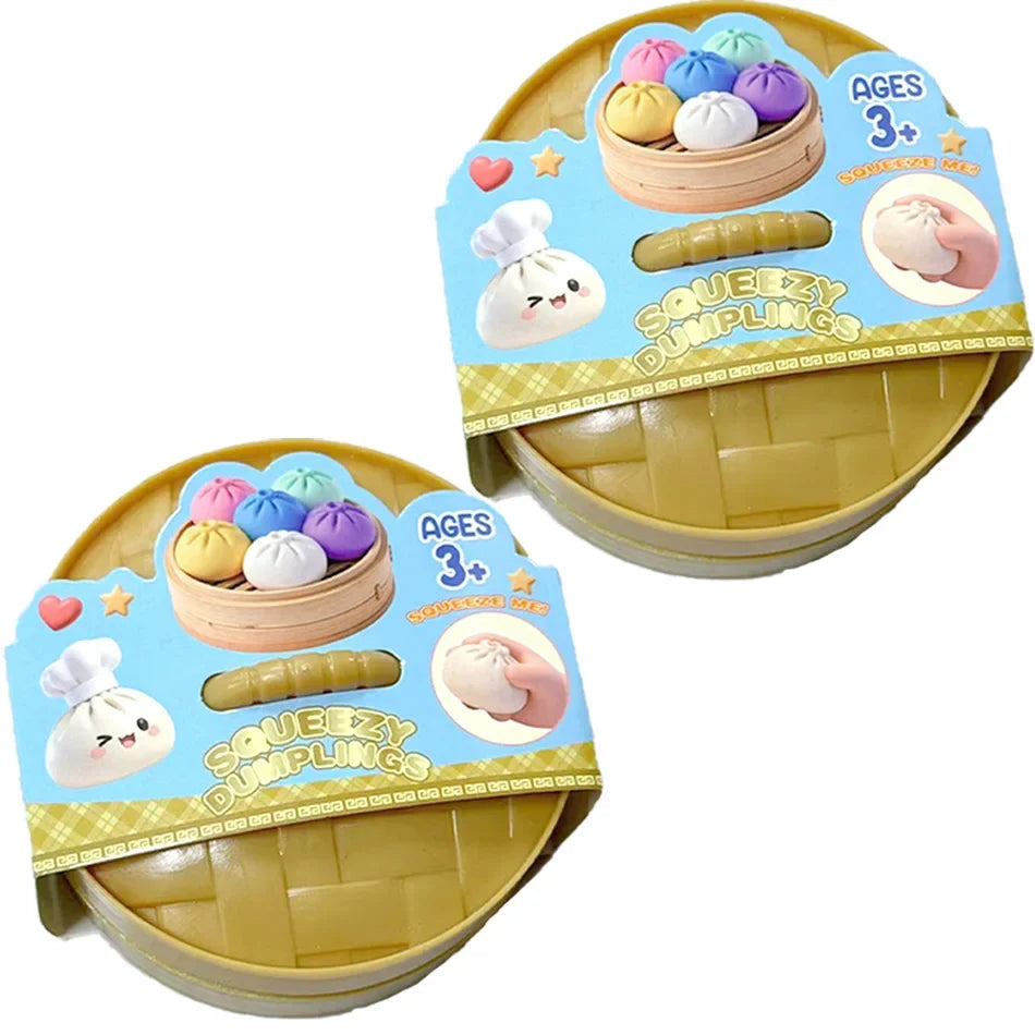 Glitter Dumpling Squishy Fidget Toy