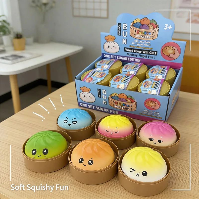 Mystery Squishy Bun – Slow-Rising Stress Relief Toy